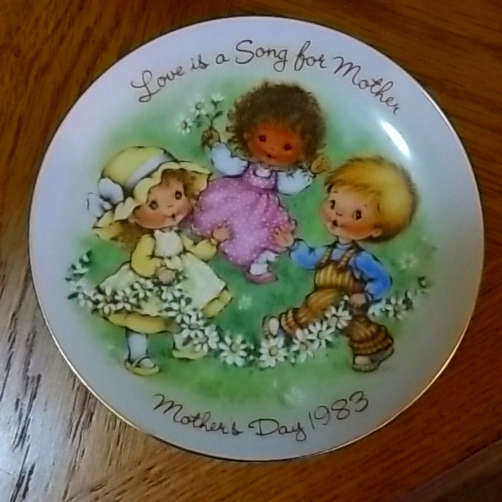 1981 and 1983 Mother's Day plates